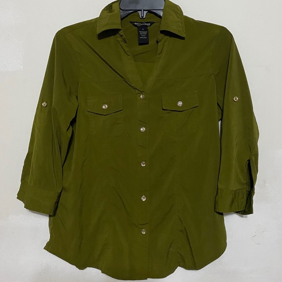 3 for $18 Long-Sleeve Button Down Top - Picture 1 of 4